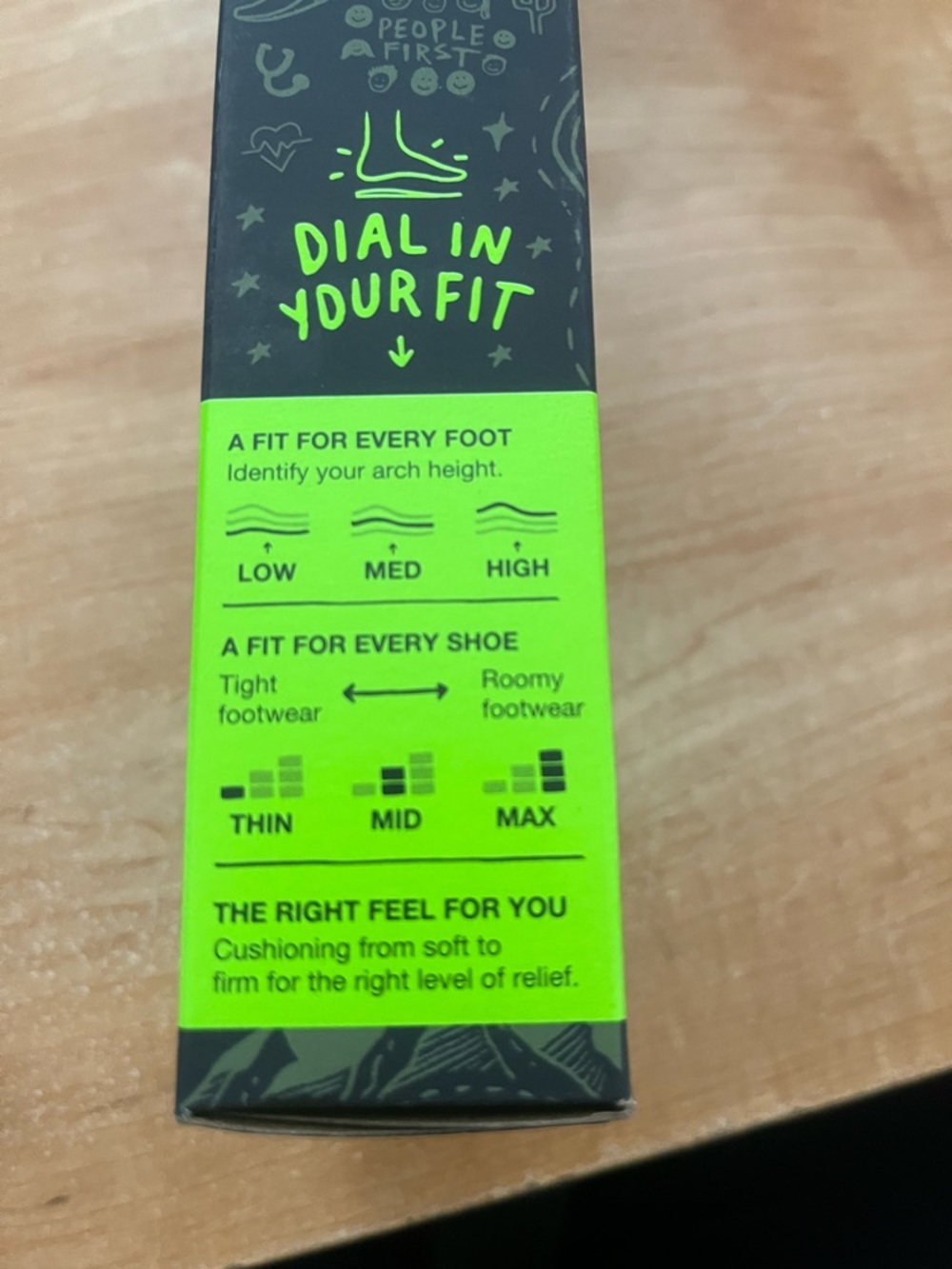 Superfeet All Purpose High Arch Insoles - Green - Picture 3 of 5